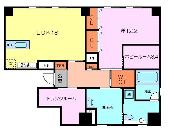 ラ・メゾンキクチ 間取り図