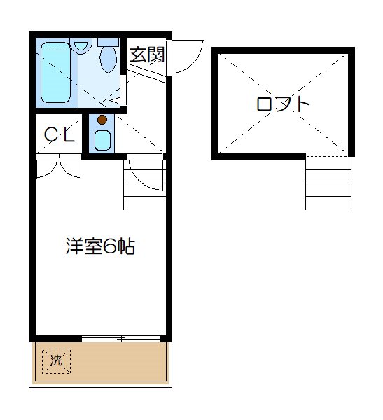 レガート金沢八景 102号室 間取り