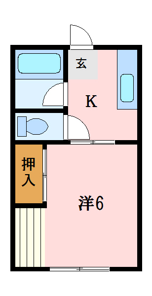 ベイハイツⅠ 間取り図