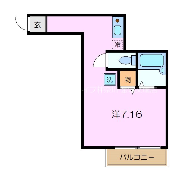 サンパレス大川Ⅱ 間取り図