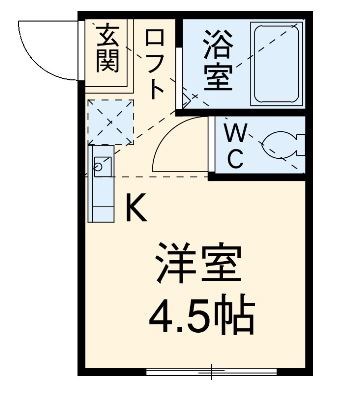 ヒルズ片吹  203号室 間取り