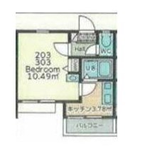 ロワール六浦弐番館 間取り図