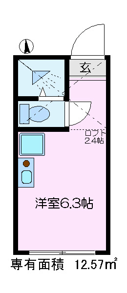 ウィズ・プレイス　ナナ 間取り図