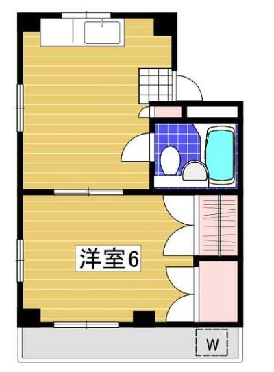 スザキハイツ 101号室 間取り