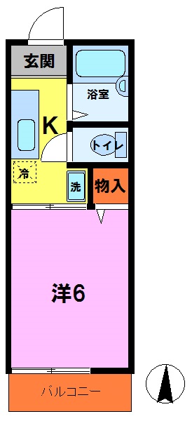 メルシー大西 間取り図