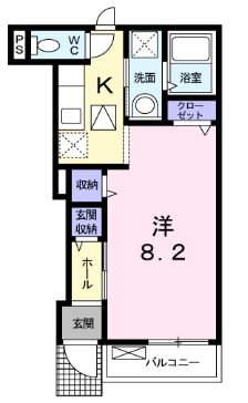 ラングブルグ寺前 間取り図