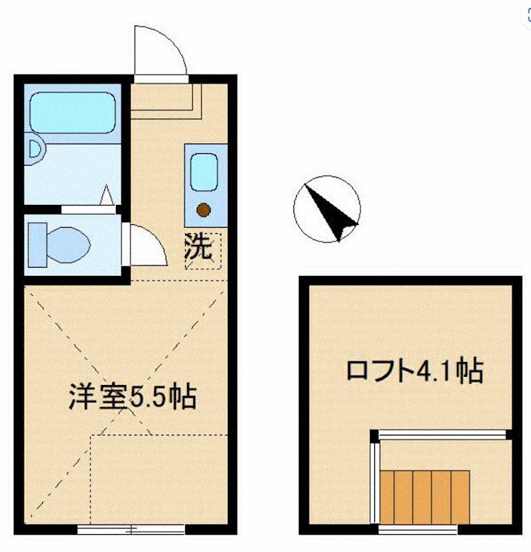 ベイルーム金沢八景 間取り図