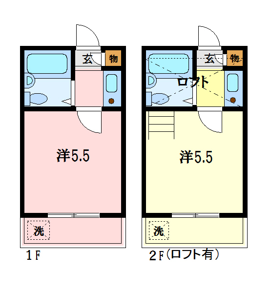 パレスビレッジ 間取り図