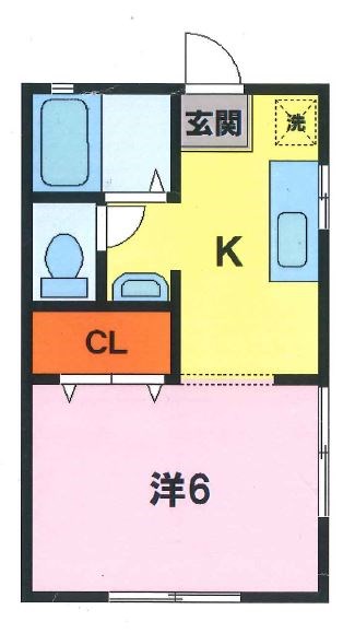 エーデルハイムC 101号室 間取り