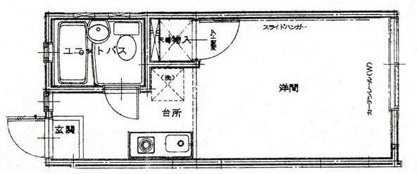 リーベハウス 201号室 間取り