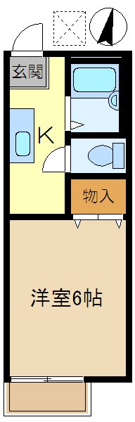 ガーデン25 2A号室 間取り
