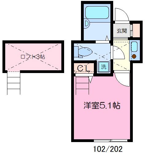 メゾンエスポワール 間取り図