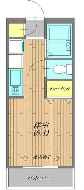 四季彩館 102号室 間取り