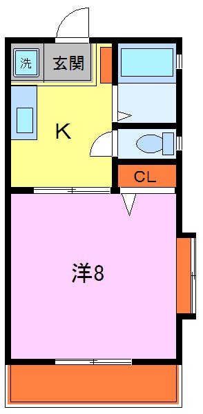 コーポイズミ 間取り図