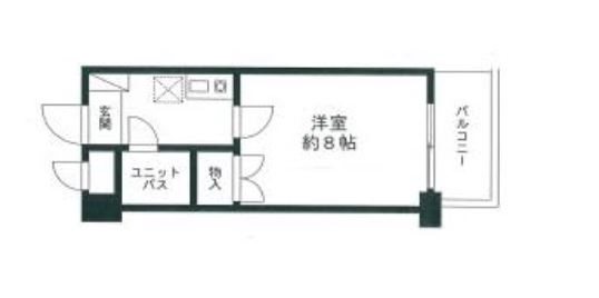 フォート金沢八景相川ビルⅡ 202号室 間取り