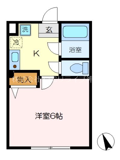 コモド・カセッタ 間取り図