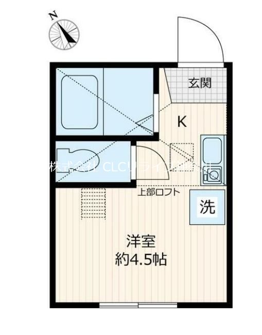 ヒルズ片吹  106号室 間取り