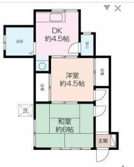 美昭コーポ 間取り図