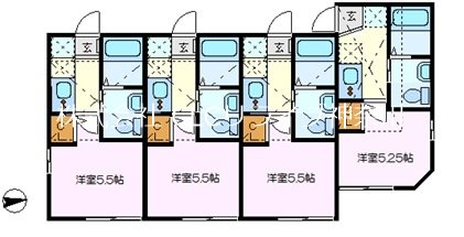 MEDINA MAISON富岡 間取り図