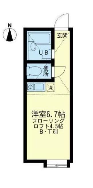 103号室 間取り