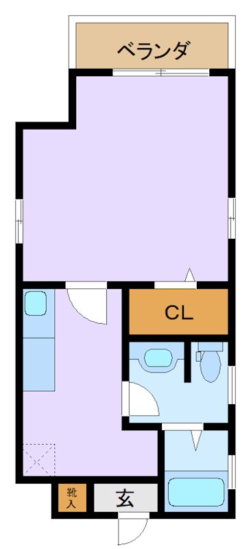 T-flat 間取り図