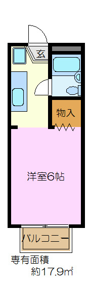 リコウハイツ3号館  間取り図