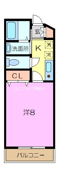 ガーデンヒルズY＆K 間取り図