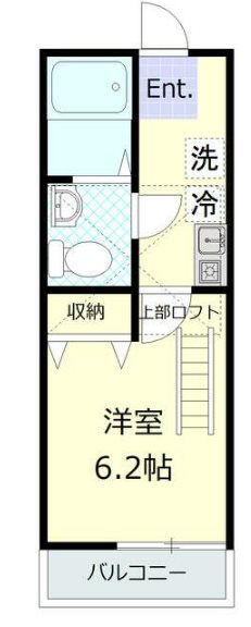 セレーノ金沢八景  202号室 間取り