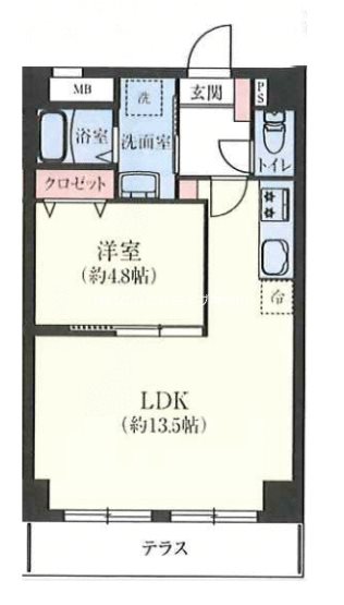 アノンテラス八景 間取り図