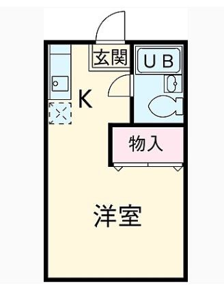 ハイツ志賀 102号室 間取り