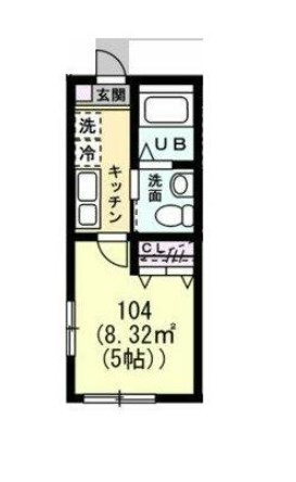 サニーコート富岡 104号室 間取り