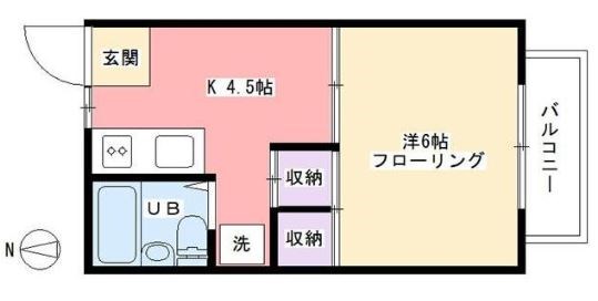 チュベローズ金沢 間取り図