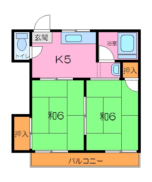 加藤ハイツ 間取り図