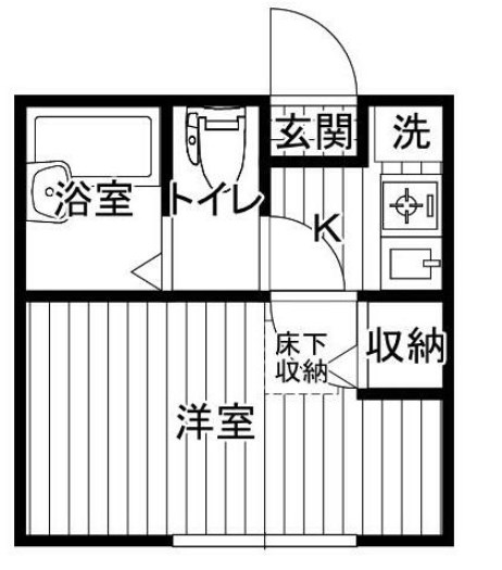 プラナス上大岡 103号室 間取り