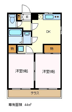 パストラル追浜 間取り図