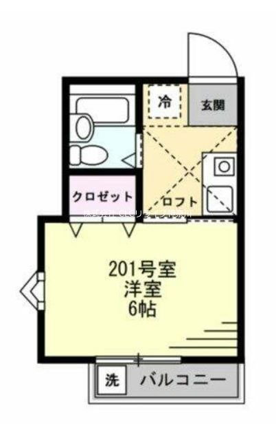 エルムハイツ追浜 101号室 間取り