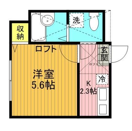 オウルハイツ横浜 間取り図