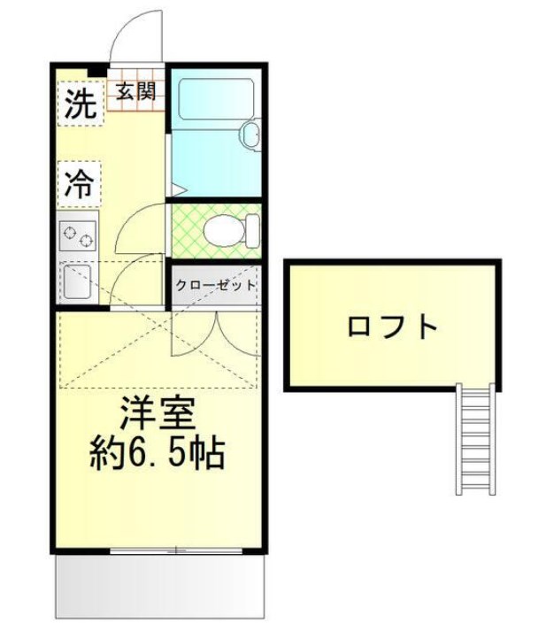 コルモ上大岡 101号室 間取り