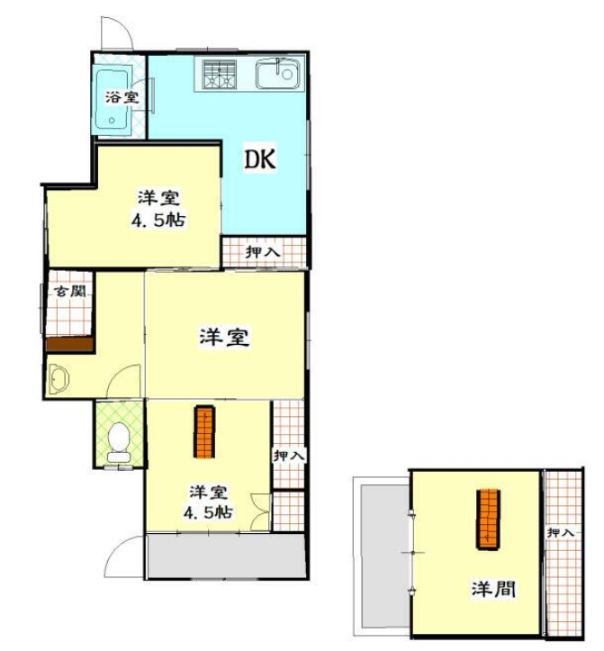 長浦町4丁目戸建 間取り