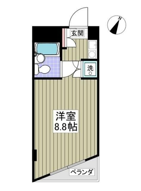 シーサイドコート金沢八景 203号室 間取り