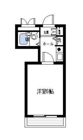 ホーユウパレス上大岡 305号室 間取り