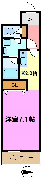 モデラート追浜 間取り図