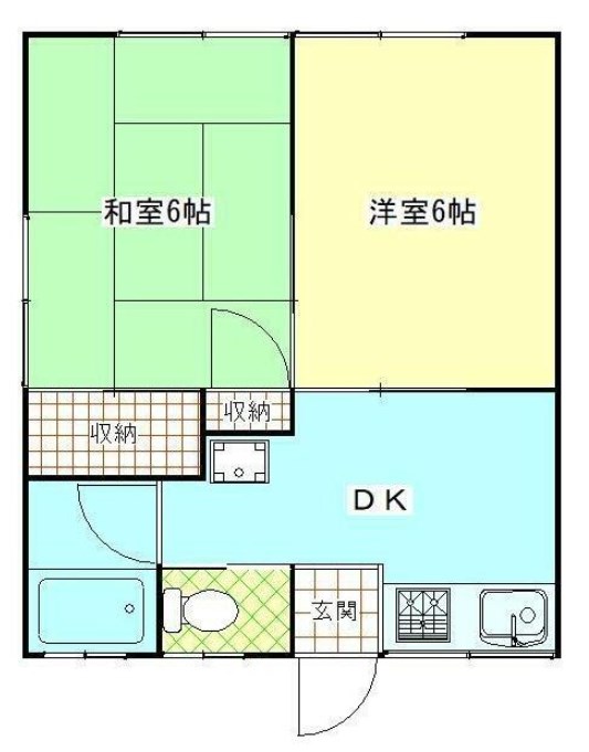 いさみハイツ 間取り図