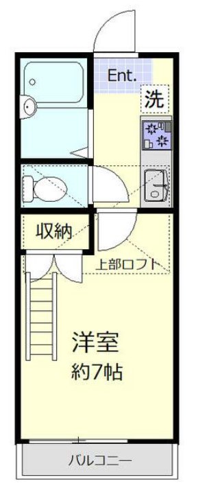 ブルースカイ上大岡 間取り図