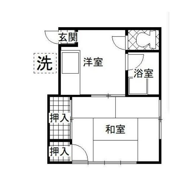 小林ハイツ 201号室 間取り