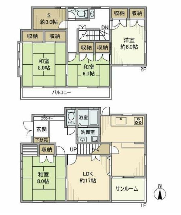 能見台戸建 間取り図