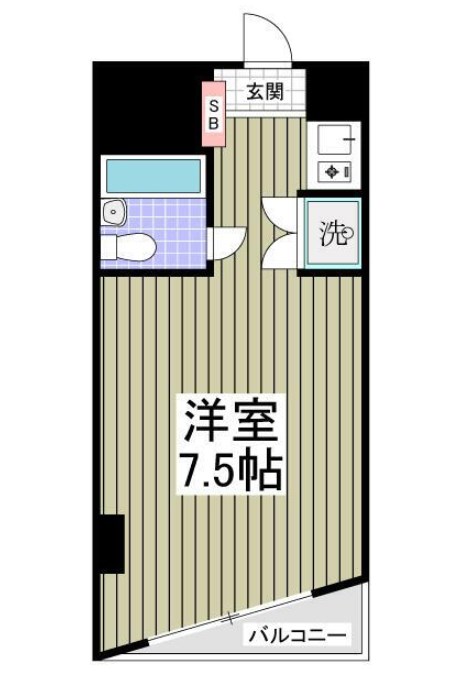 シーサイドコート金沢八景 303号室 間取り