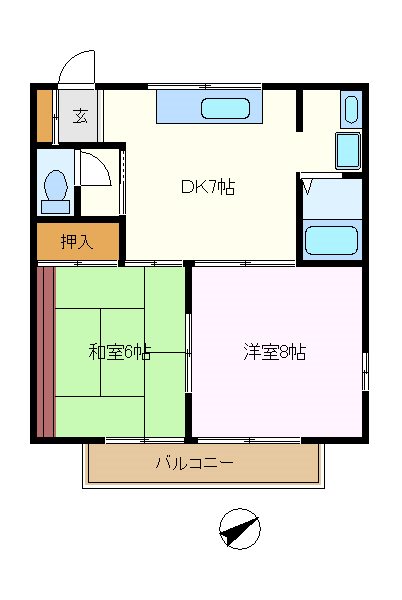 ヒルトップ金沢文庫Ⅱ 間取り図