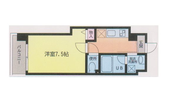 エヴァレジデンス  間取り図