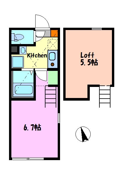 ライトブリックス追浜 間取り図